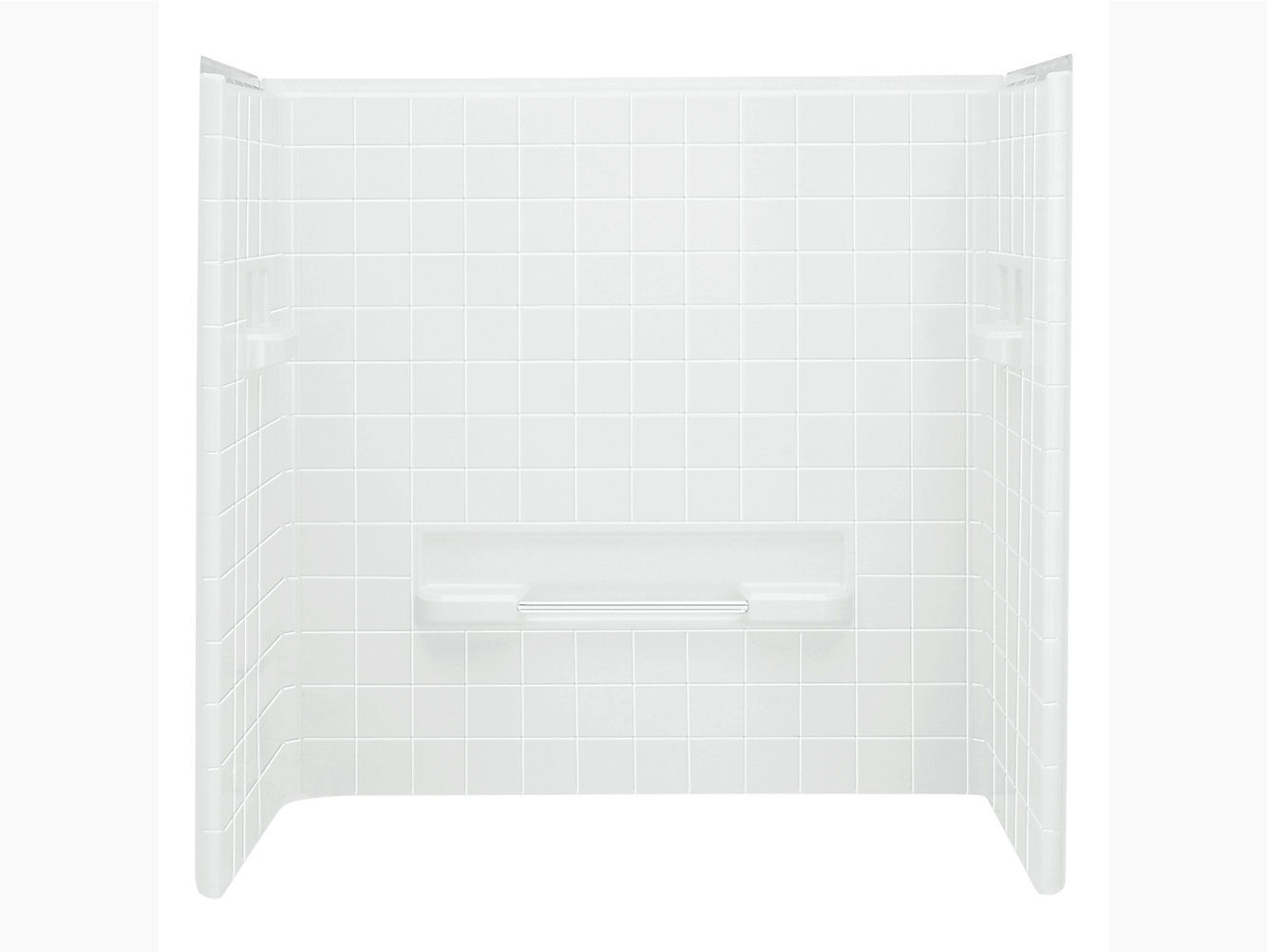 All Pro 60 X 31 1 2 Wall Set For Bath Shower 61044100 Sterling